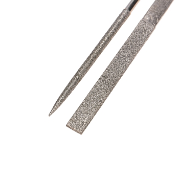 Набор надфилей алмазных KRANZ 140х50х3 мм, 5 шт.