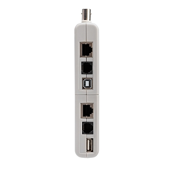 Тестер кабеля универсальный 5 в 1  RJ-45+RJ-11/RJ-12+1394+USB+BNC  3468  REXANT