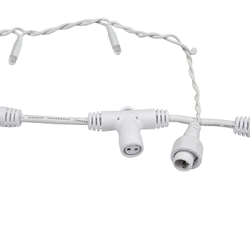 Гирлянда светодиодная Занавес 2х6м 768 LED ТЕПЛЫЙ БЕЛЫЙ белый ПВХ IP65 эффект мерцания 230В блок в комплекте NEON-NIGHT