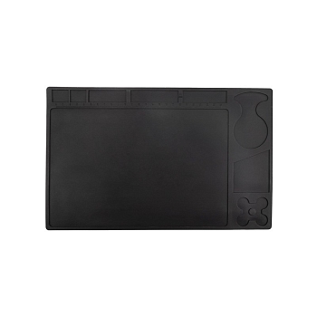 Коврик антистатический термостойкий 329х208х2.6 мм черный