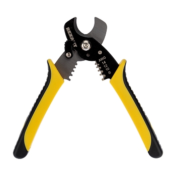 Кабелерез HT-50A МАСТЕР диаметр до 13,5мм, с функцией зачистки кабеля 0,5-6мм² REXANT