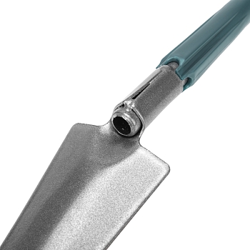 Совок садовый узкий с цельнометаллической ручкой покрытой пластиком ЧЕТЫРЕ СЕЗОНА