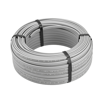 Кабель греющий (нагревательный) саморегулирующийся SRL30-2, неэкранированный, 30Вт/м, 0,9мм2/55м, бухта 50м REXANT