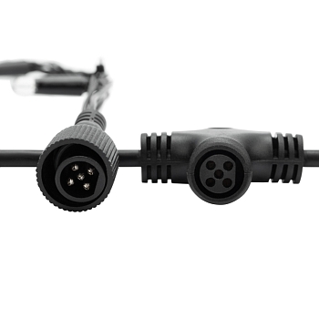 Гирлянда светодиодная Занавес 2х6м 1520 LED СИНИЙ черный ПВХ IP65 эффект водопада 230В не соединяется блок в комплекте NEON-NIGHT