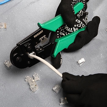 Кримпер HT-210T для обжима 8P8C REXANT