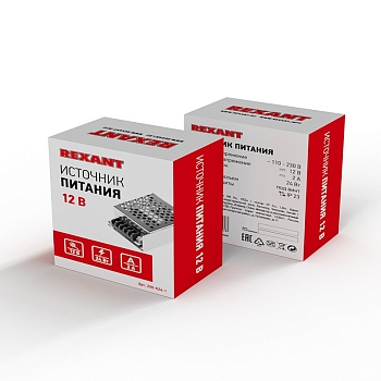 Источник питания 110-250 V AC/12 V DC 2 A 24 W с разъемами под винт, без влагозащиты (IP20)