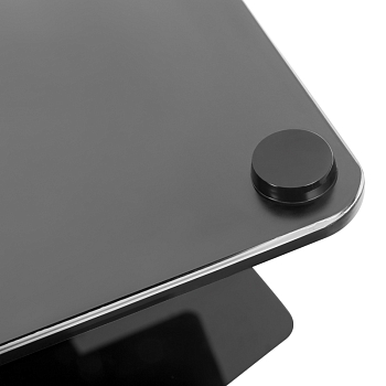 Напольная стойка с кронштейном для телевизора 37"-70", с дополнительной полкой для медиаоборудования, серия PROFI REXANT