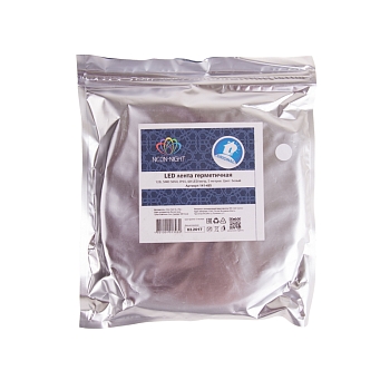 Лента светодиодная 12В, SMD5050, 14,4Вт/м, 60 LED/м, 6500К, 10мм, 5м, IP65 LAMPER