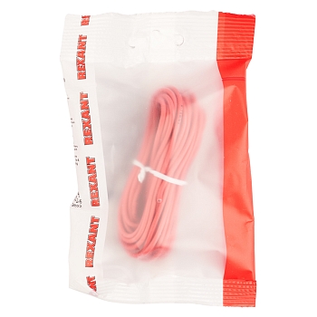 Провод автомобильный ПГВА/ПВАМ 1х0,75мм, красный, мини-бухта 5м REXANT