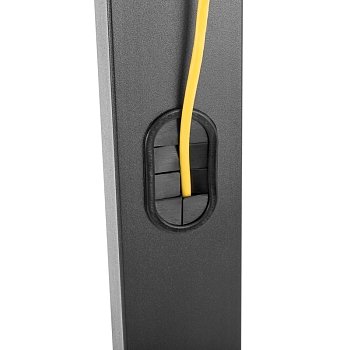 Напольная стойка с кронштейном для телевизора 37"-70", с дополнительной полкой для медиаоборудования, серия PROFI REXANT