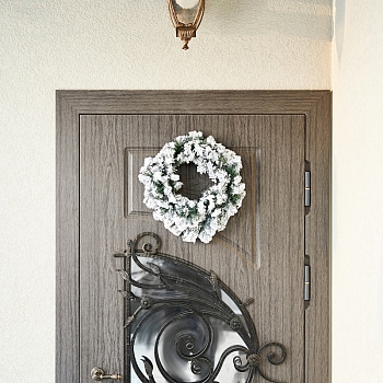 Заснеженный еловый венок NEON-NIGHT Ø 45 см, ПВХ