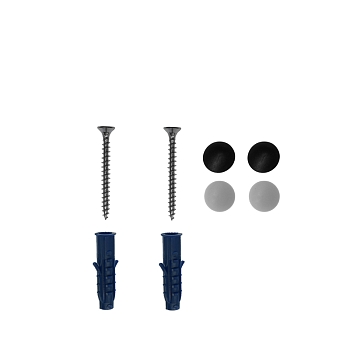 Держатель для хранения шампуров, настенный, черный СОКОЛ