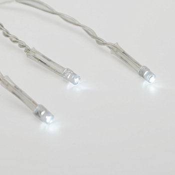 Гирлянда Твинкл Лайт 6 м, прозрачный ПВХ, 40 LED, цвет Белый