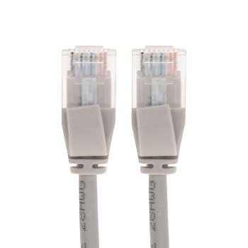 Патч-корд U/UTP, CAT 6A (10G), RJ45-RJ45, 28AWG, LSZH, серый, 3м REXANT