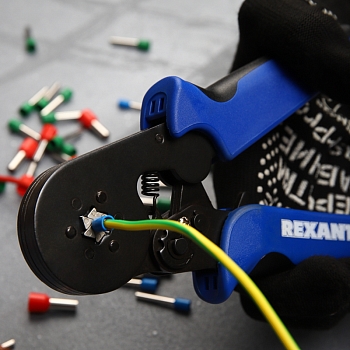 Кримпер HT-866 для обжима штыревых наконечников 0,08-6,0мм² REXANT