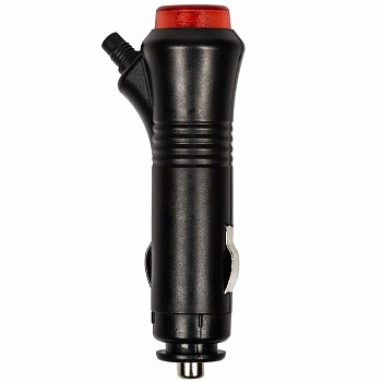 Штекер автоприкуривателя с кнопкой REXANT