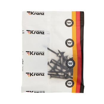 Саморез гипсокартон-металл 3,5х32 мм, пакет (25 шт/уп) KRANZ