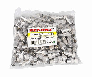 TV-разъем штекер без пайки Орех REXANT