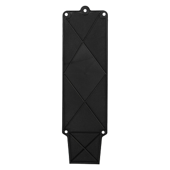 Розетка (колодка) влагозащищенная с крышкой 3 гнезда, 2Р+РЕ, 230В, с/3, 16А, IP44, каучук, черная PROconnect