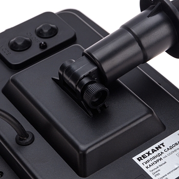 Гирлянда садовая Канэри, 10м, 3000К, встроенный аккумулятор, солнечная панель, коллекция Лондон REXANT