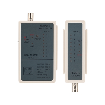 Тестер кабеля RJ-45/RJ-12/ RJ-11/BNC  5248 REXANT