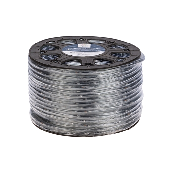 Дюралайт LED двухжильный 230В 10мм 24 LED/м ТЕПЛЫЙ БЕЛЫЙ постоянное свечение модуль 2м бухта 100м NEON-NIGHT