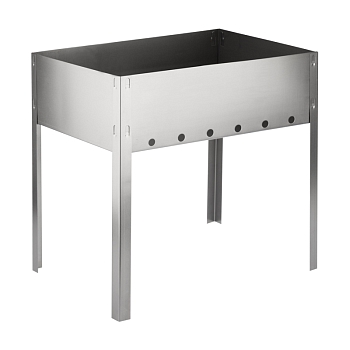 Мангал сборный походный 350х250х350мм, с 6 шампурами, в пленке СОКОЛ