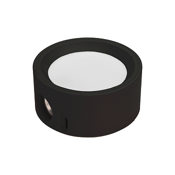 Светильник магнитный переносной с 3 креплениями, круглый, черный REXANT