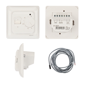 Терморегулятор механический R70XT белый REXANT