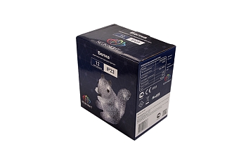 Акриловая светодиодная фигура Белка 17,5х12х18 см, 4,5 В, 3 батарейки AAA (не входят в комплект), 12 светодиодов NEON-NIGHT