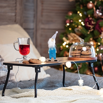 Деревянная фигурка Гномик-бородач 7x4,5x18 см NEON-NIGHT