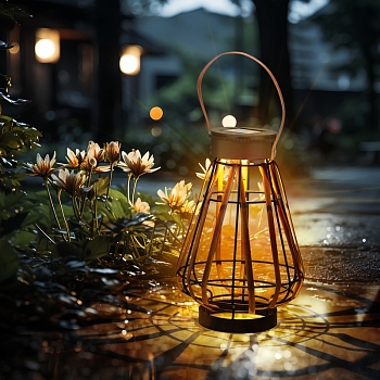 Светильник садовый Тростник, 22,5см, 3000К, встроенный аккумулятор, солнечная панель, коллекция Бали REXANT